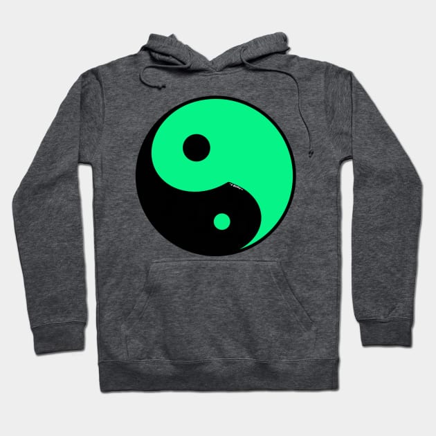 Yin Yang #8 Hoodie by Wolfgon Designs